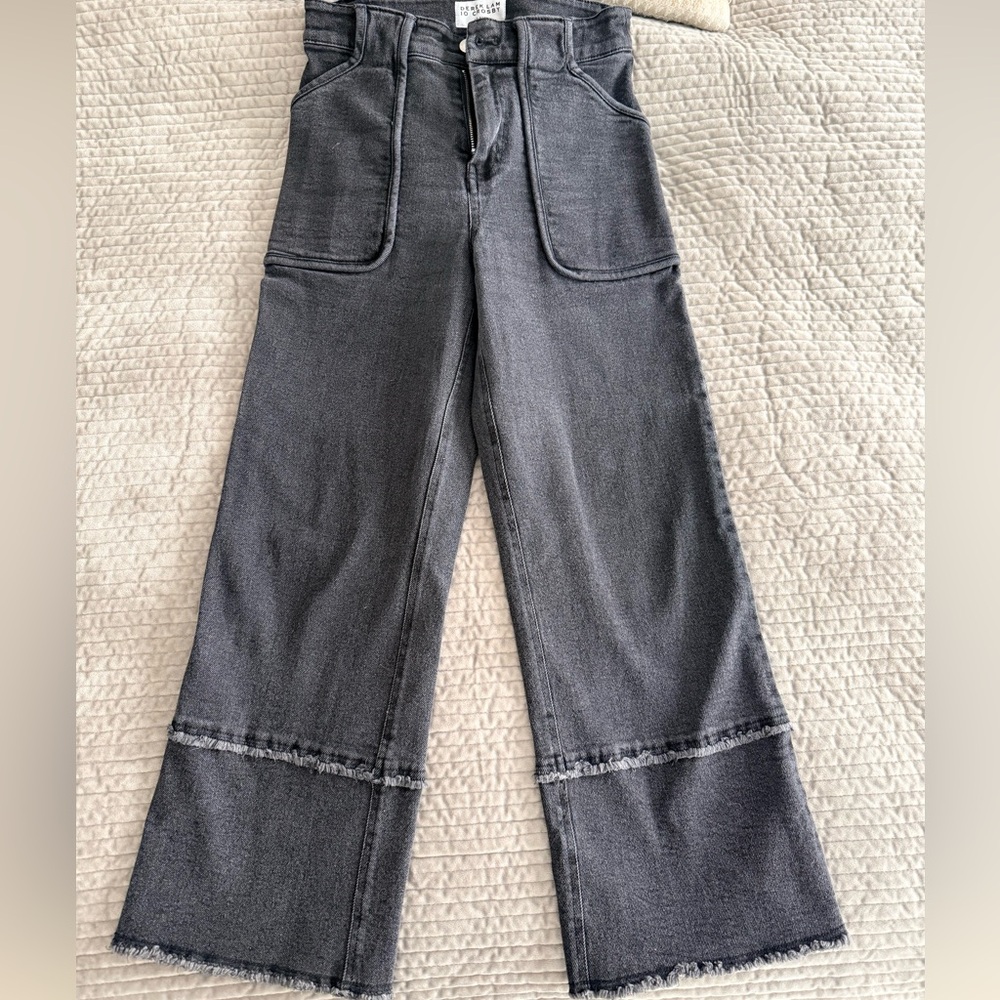 10 Crosby Derek Lam Charcoal Denim Pants